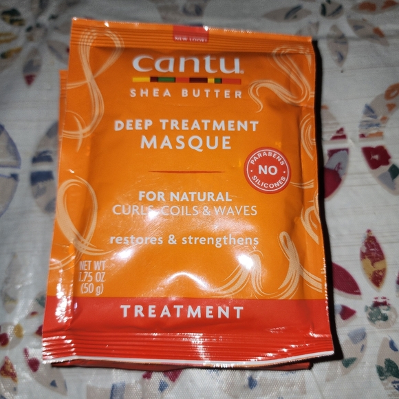 Cantu Shea Butter Deep Treatment Masque for Natural Curls & Waves 1.75oz (4 Pack - Picture 5 of 5